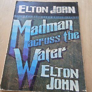 Elton John songbook Madman Across the Water. Songs n music dated 1971